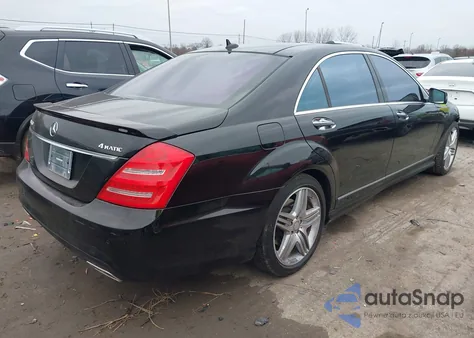 2013 Mercedes-Benz S 550 4Matic из США, поврежденный, VIN WDDNG9EB6DA527336